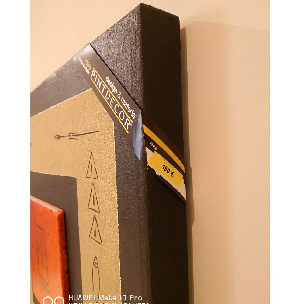 Picture MULUC canvas decorated with 60x60 ceramic Pintdecor